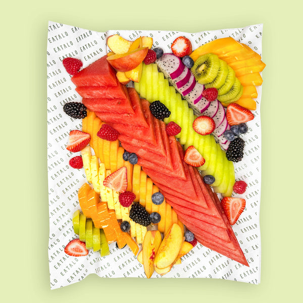 Seasonal fruit platter with fresh sliced fruit for office catering and morning tea Sydney CBD