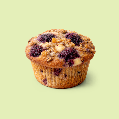 Apple and Blackberry Muffin