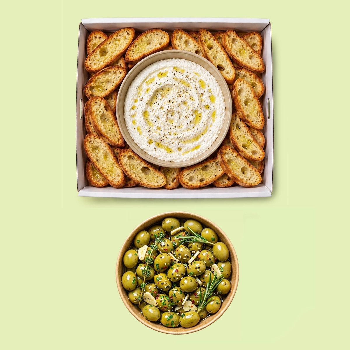 Italian Stracciatella & Crostini Box