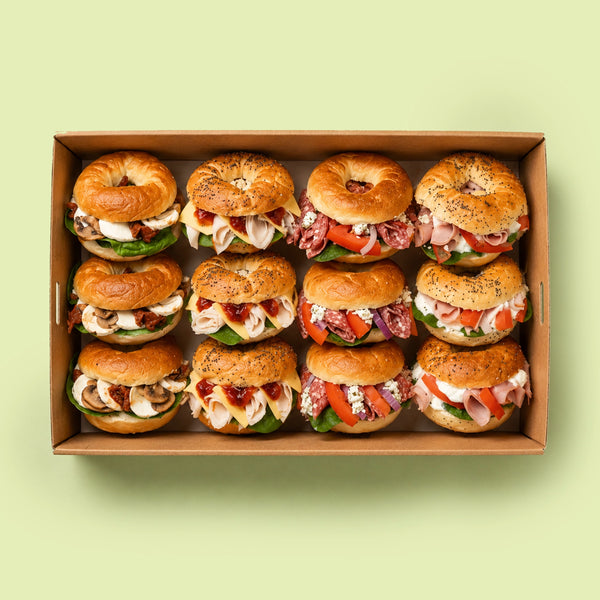 Mini Mixed Bagel Platter (12 pieces)