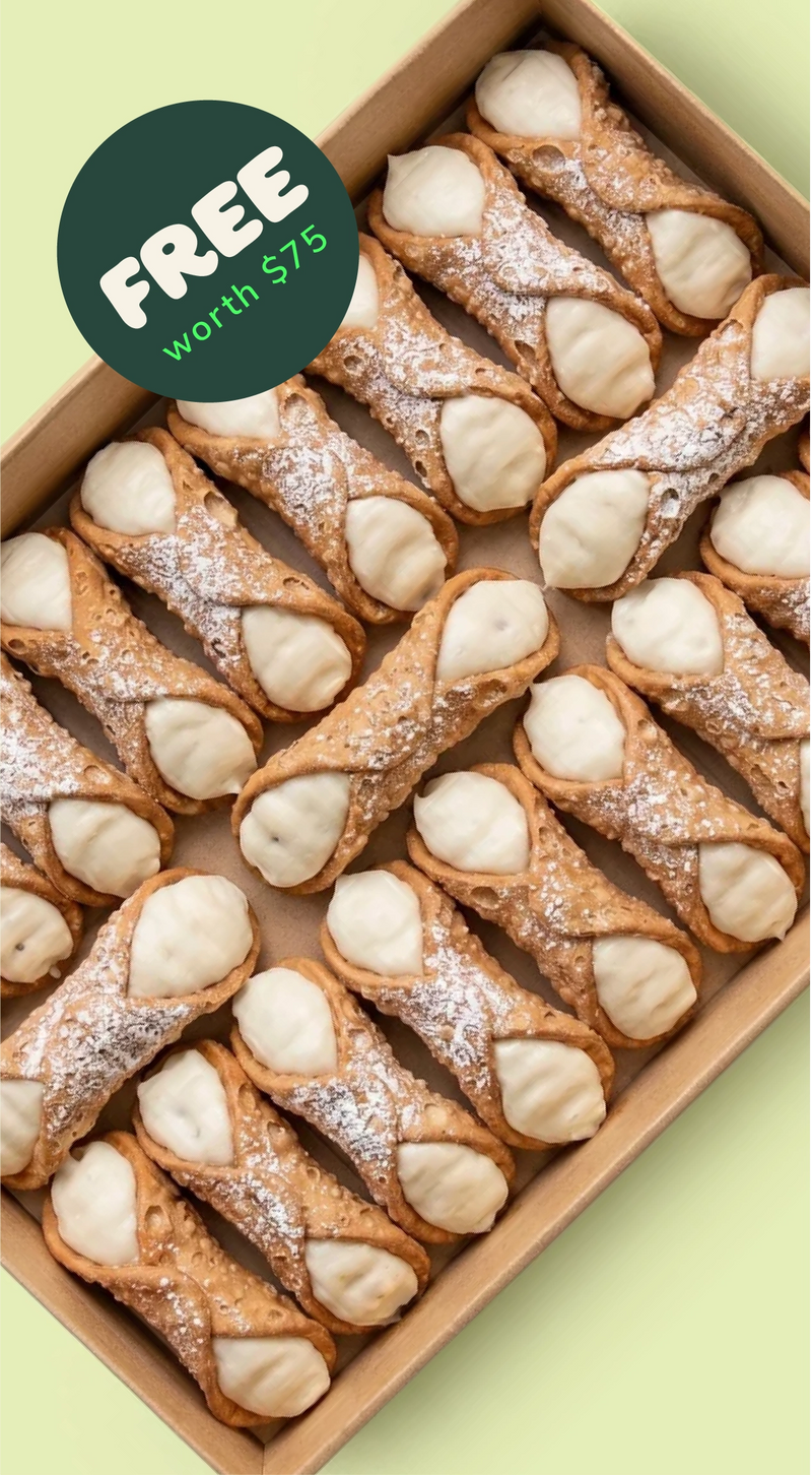 Free Cannoli This EOFY