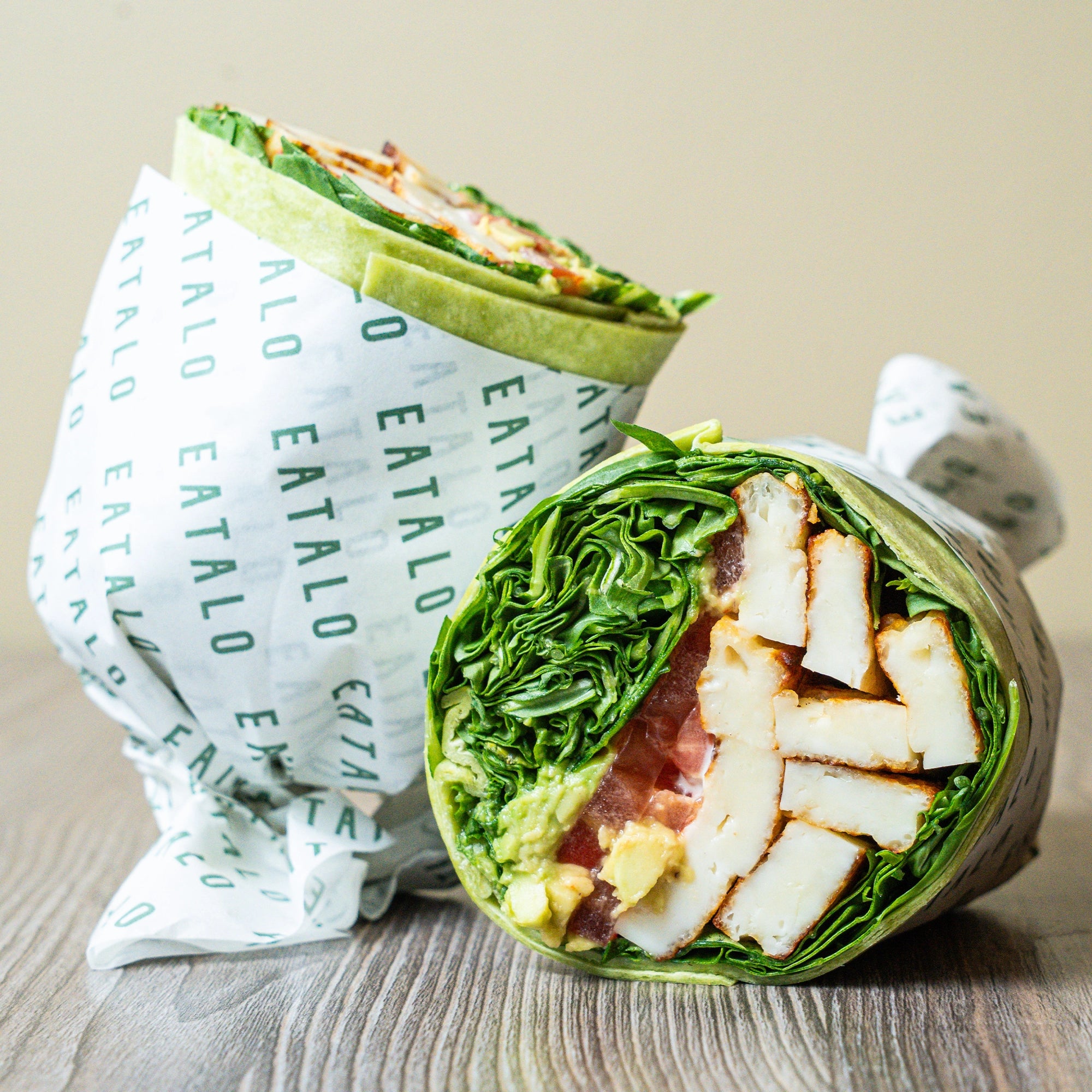 Grilled Halloumi Wrap