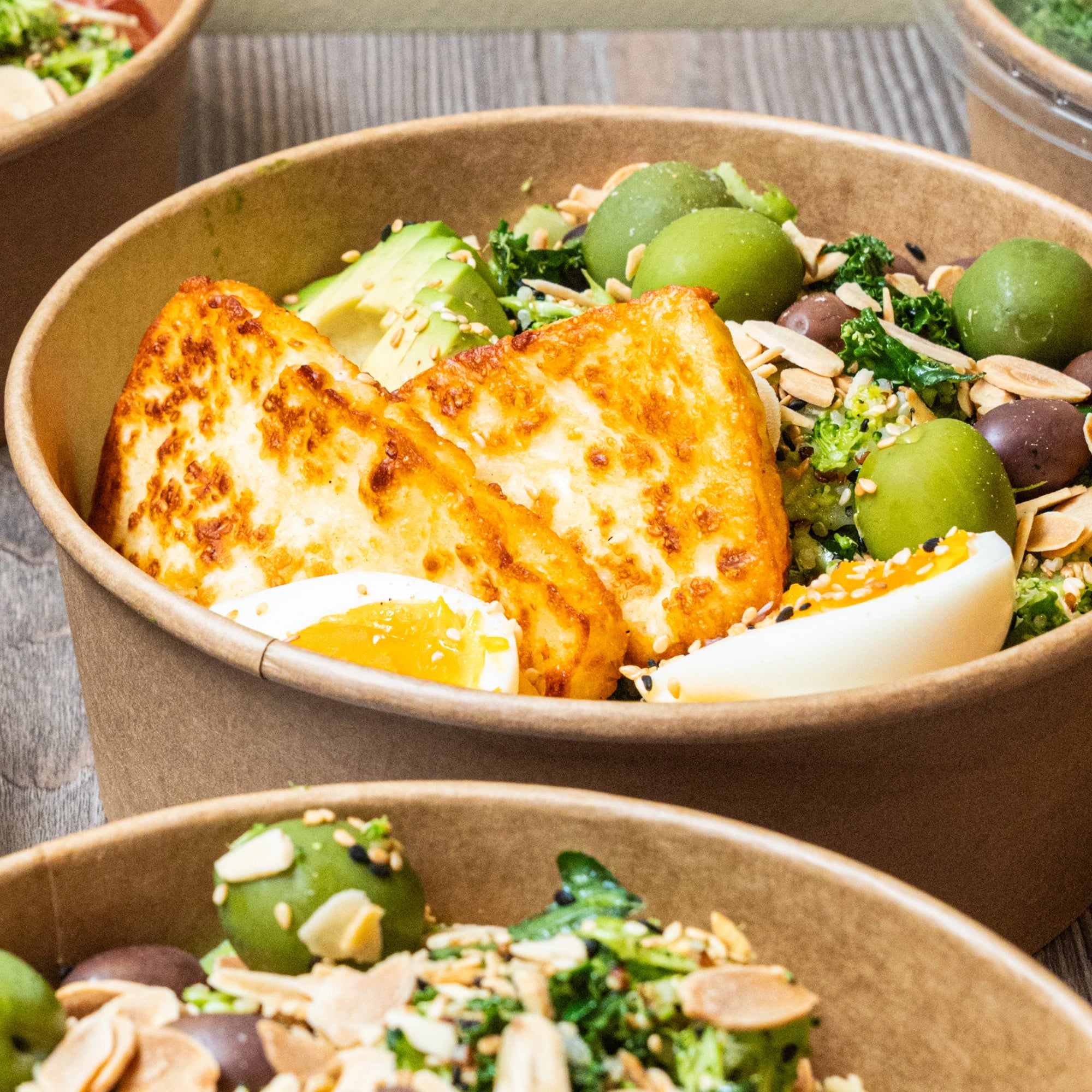 Halloumi and Avocado Breakfast Box