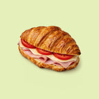 Ham, cheese and tomato croissant toastie from EATALO café Sydney CBD