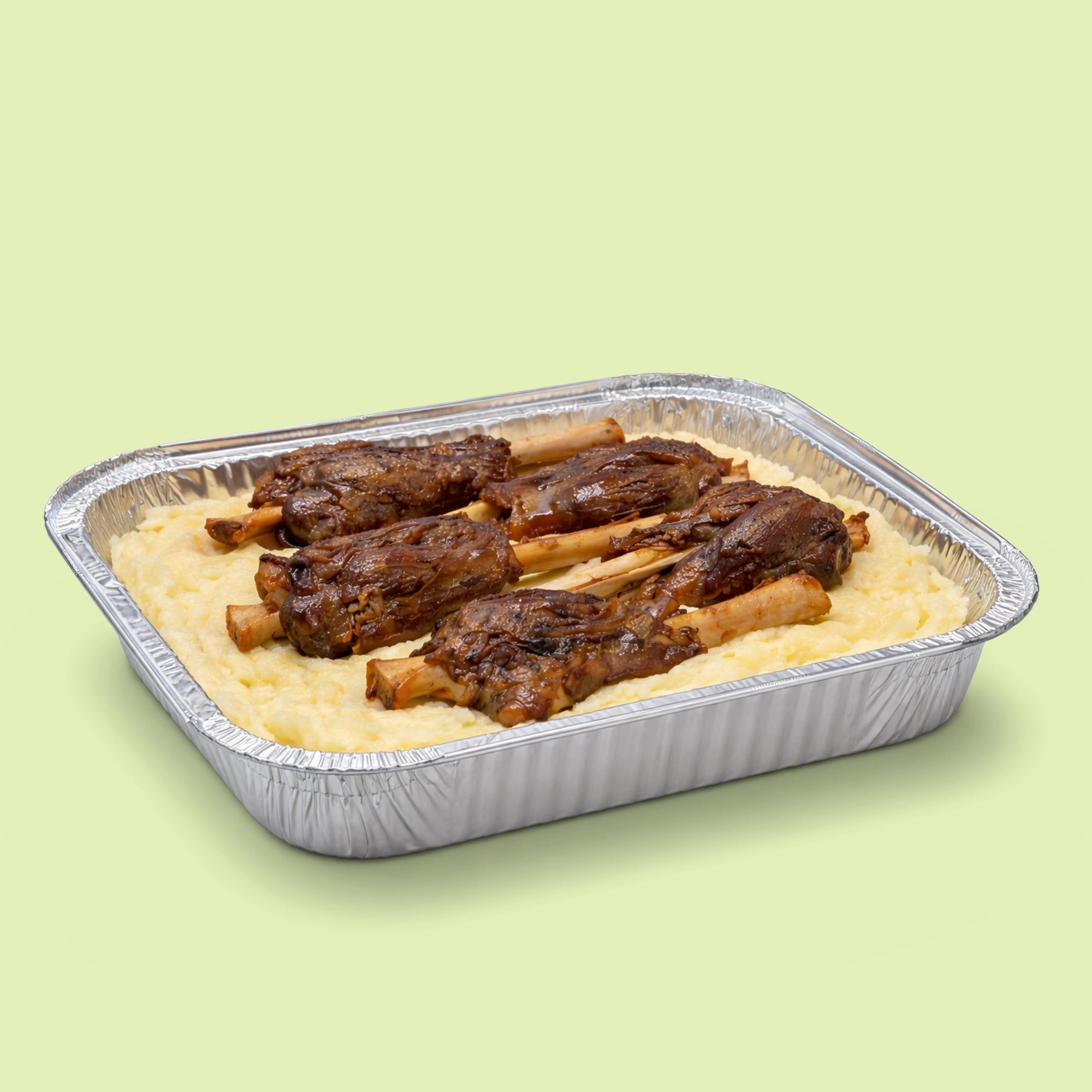 Slow-Cooked Lamb Shank Platter