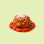 Mini Italian meatballs in Napoletana sauce with Parmesan for catering Sydney CBD