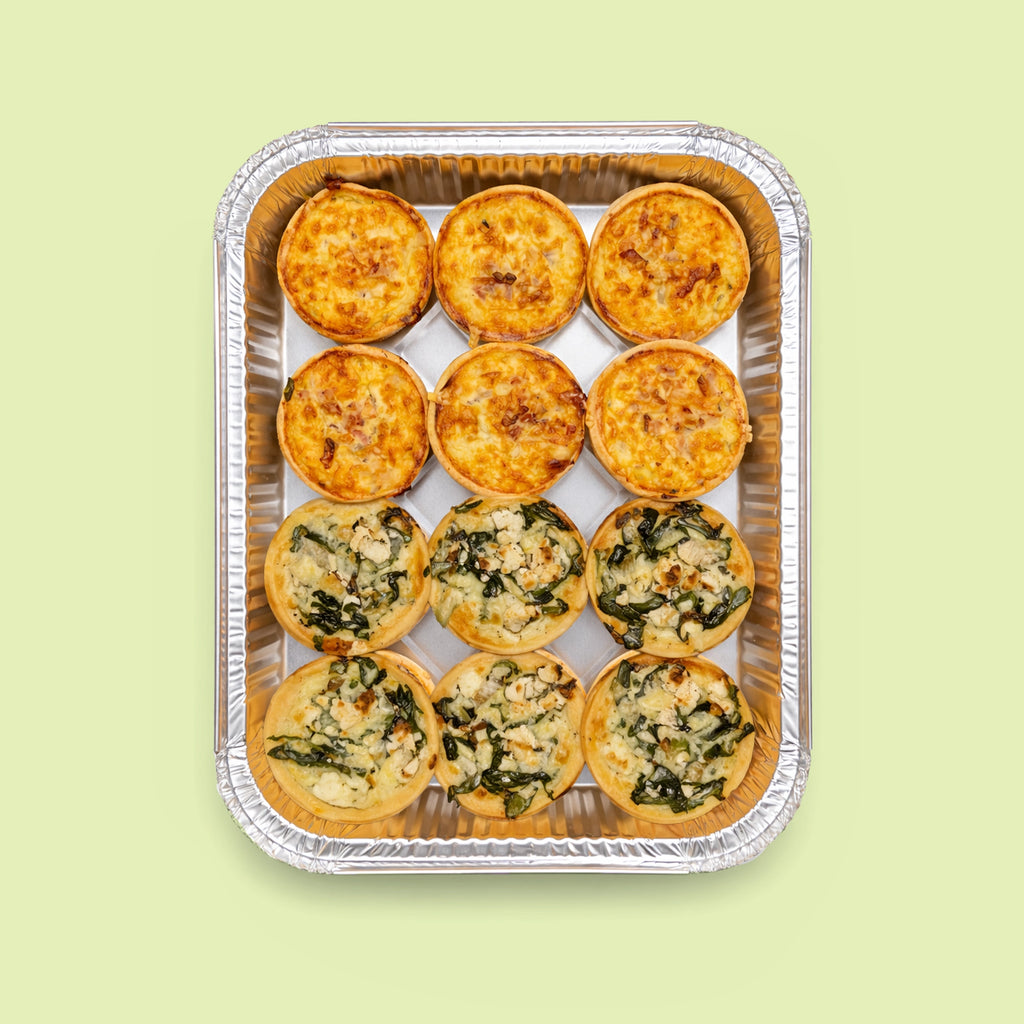 Mixed Quiche Platter 12 pcs