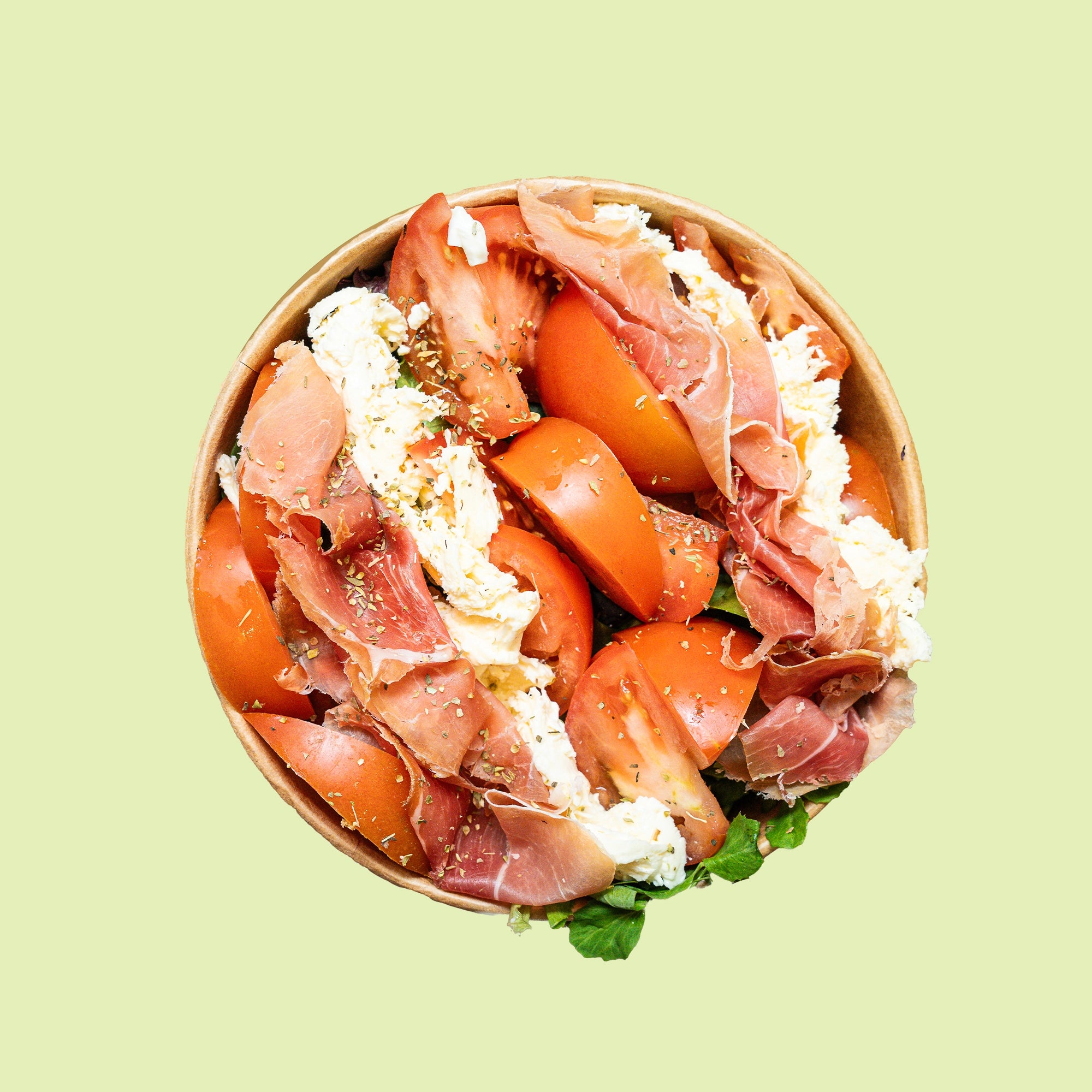 Prosciutto Caprese Salad (Individual Bowl)