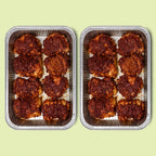 Paprika and quinoa roast chicken thigh platter with 8 boneless pieces for catering Sydney CBD