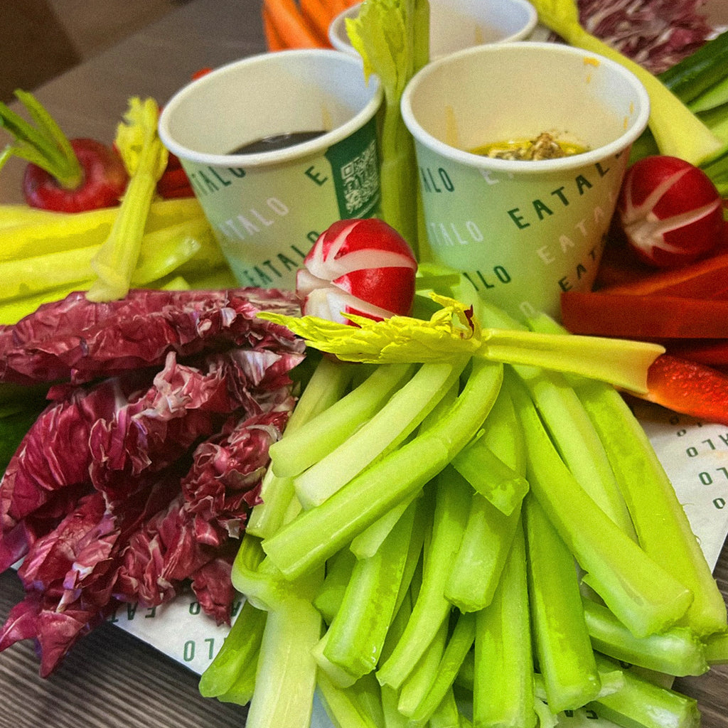 Italian Vegetable Crudités - Pinzimonio Board Platter