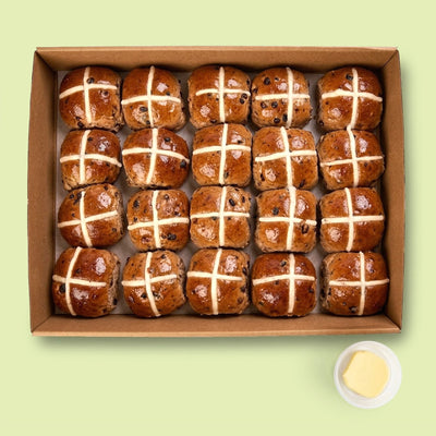 Artisan Hot Cross Bun Platter (20 pcs)