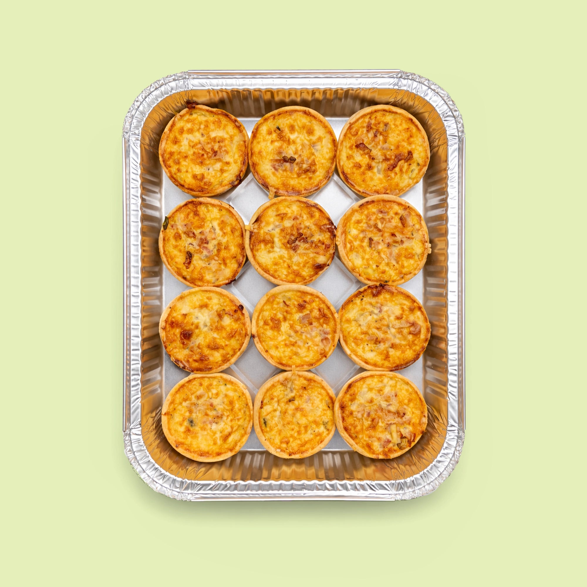 Traditional Quiche Platter 12 pcs
