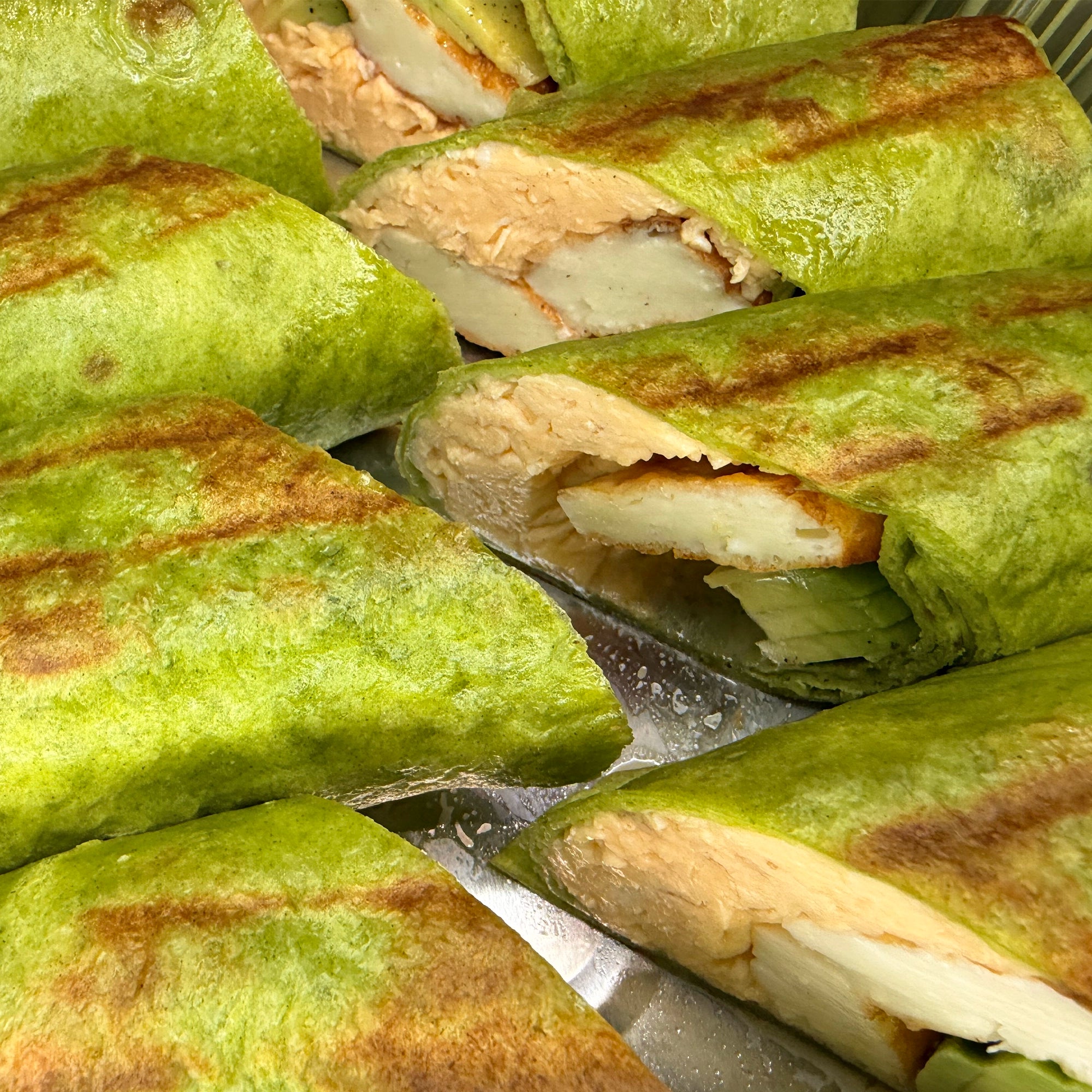 Mini Scrambled Eggs Morning Wrap Platter Vegetarian