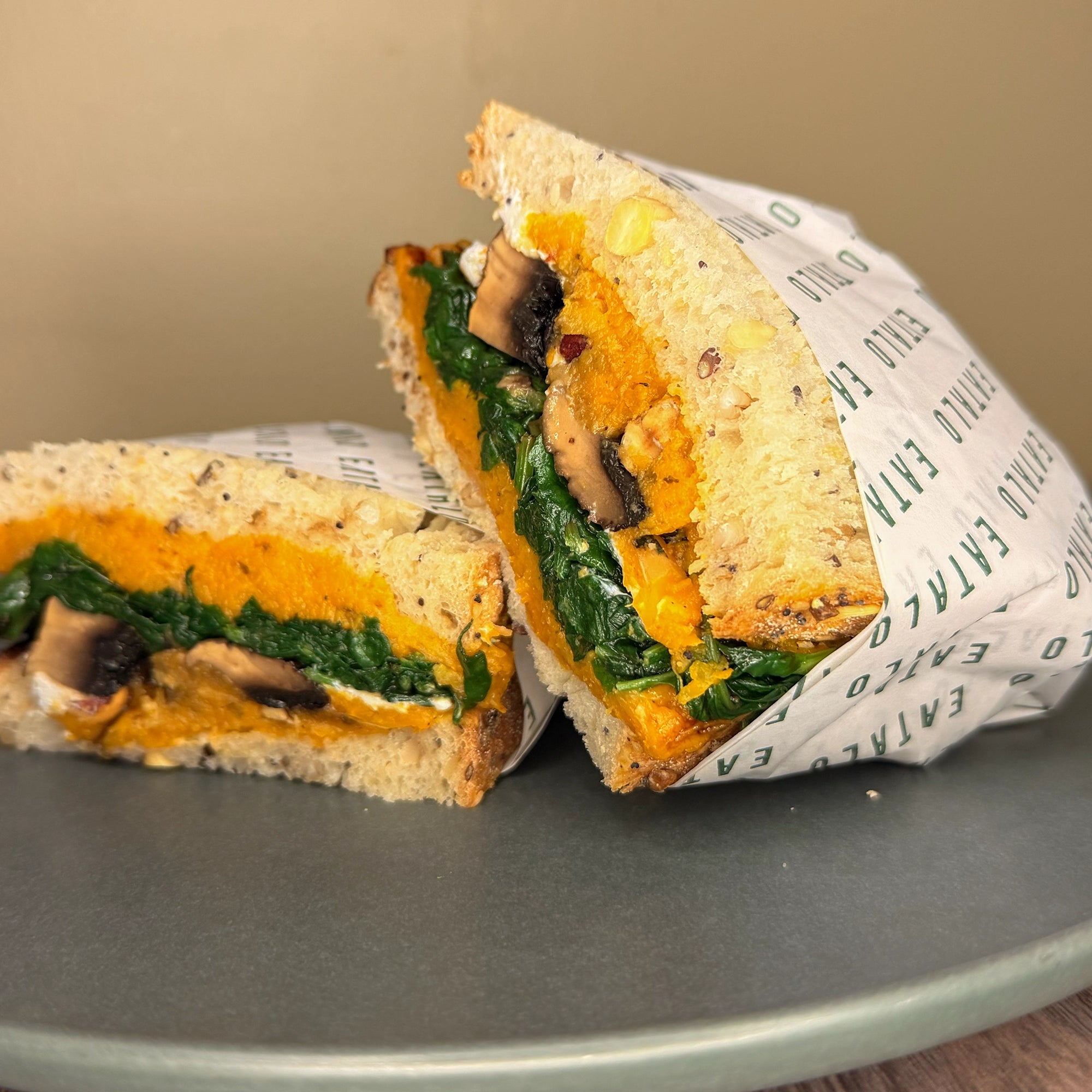 Roasted Pumpkin Sandwich