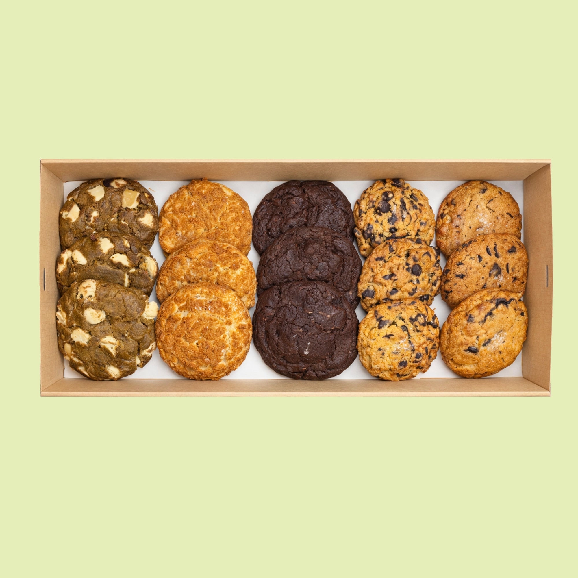 Mixed cookie platter with 15 assorted cookies for office catering Sydney CBD