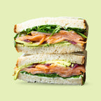 Smoked salmon sandwich catering Sydney CBD
