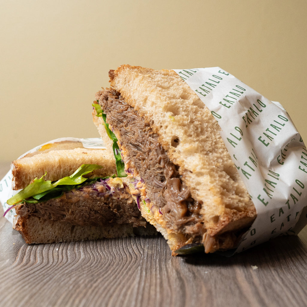 Pulled Lamb Sandwich